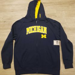 Michigan Wolverines Official Men's 2x Hooded Jacket 