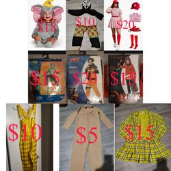 Halloween Costumes for all sizes