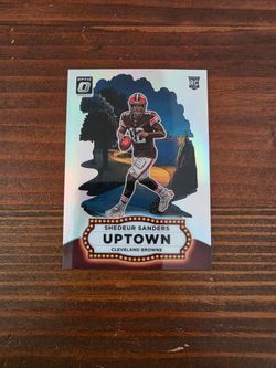 Shedeur Sanders Donruss Optic Uptown Rookie Card