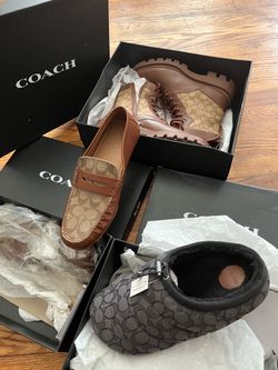 Coach Shoes Slippers Boots Bundle