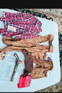 Cowboy costume for boy size medium new $30