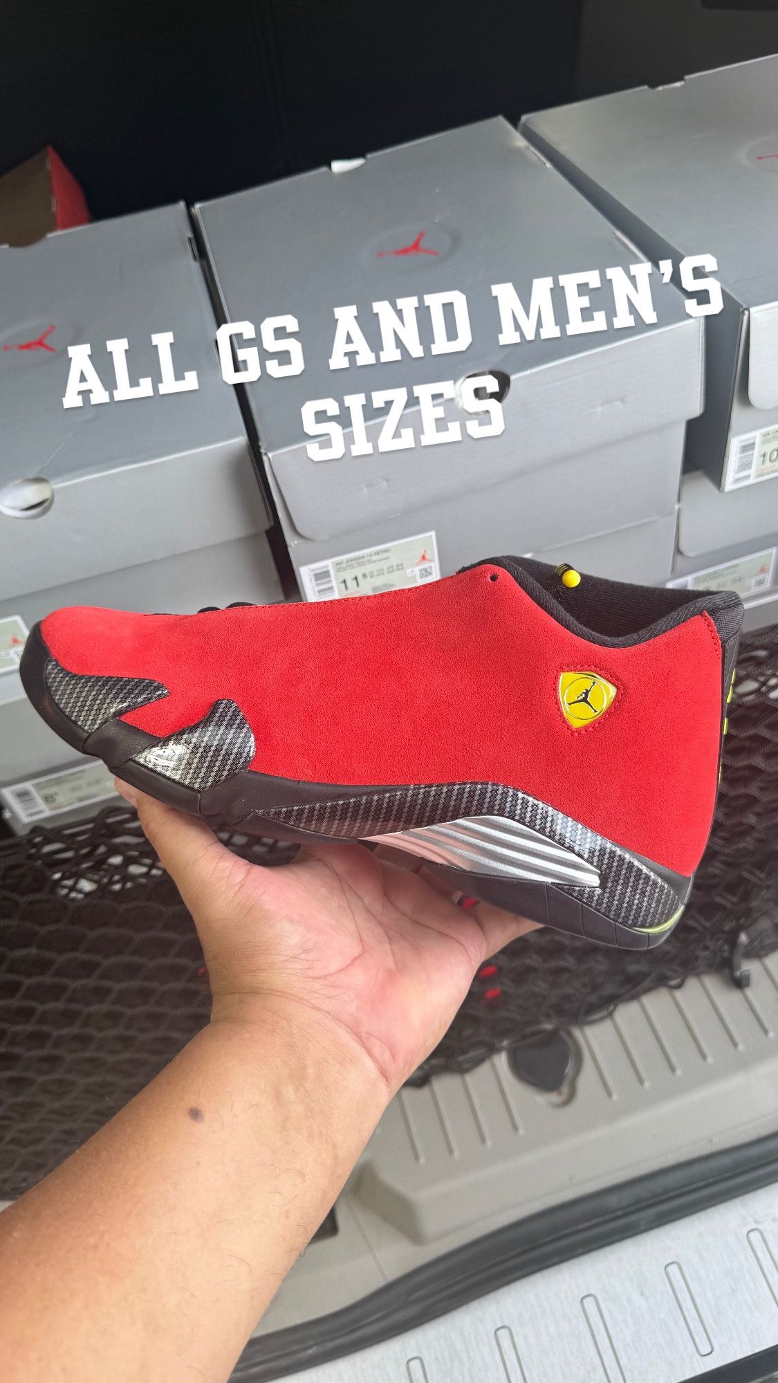 Jordan 14 Ferrari All Sizes $200 And Up Holbrook