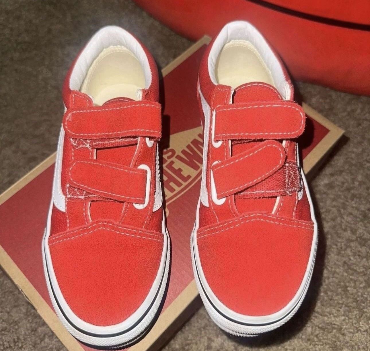 Kids Red Old Skool Vans