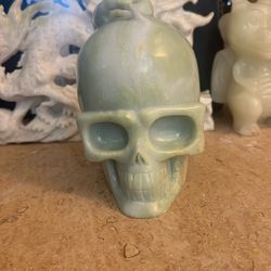 Jade Skeleton With Snake On Head