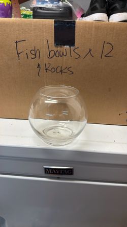 Fish bowls (5.6inX4.8in)  12 Total