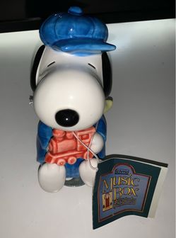 Snoopy Schmid Musical Box “I’ve Been Working on The Railroad” No. 219 Japan