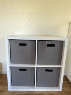 Cube Storage Organizer - With x4 Storage Cubes
