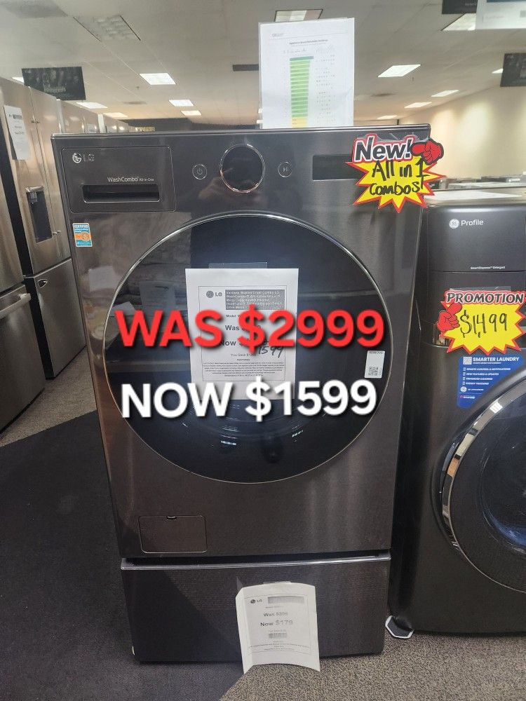 Ventless Washer/dryer Combo LG All In One 5.0 Cu. Ft.