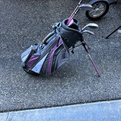 Pink Kids Golf Clubs