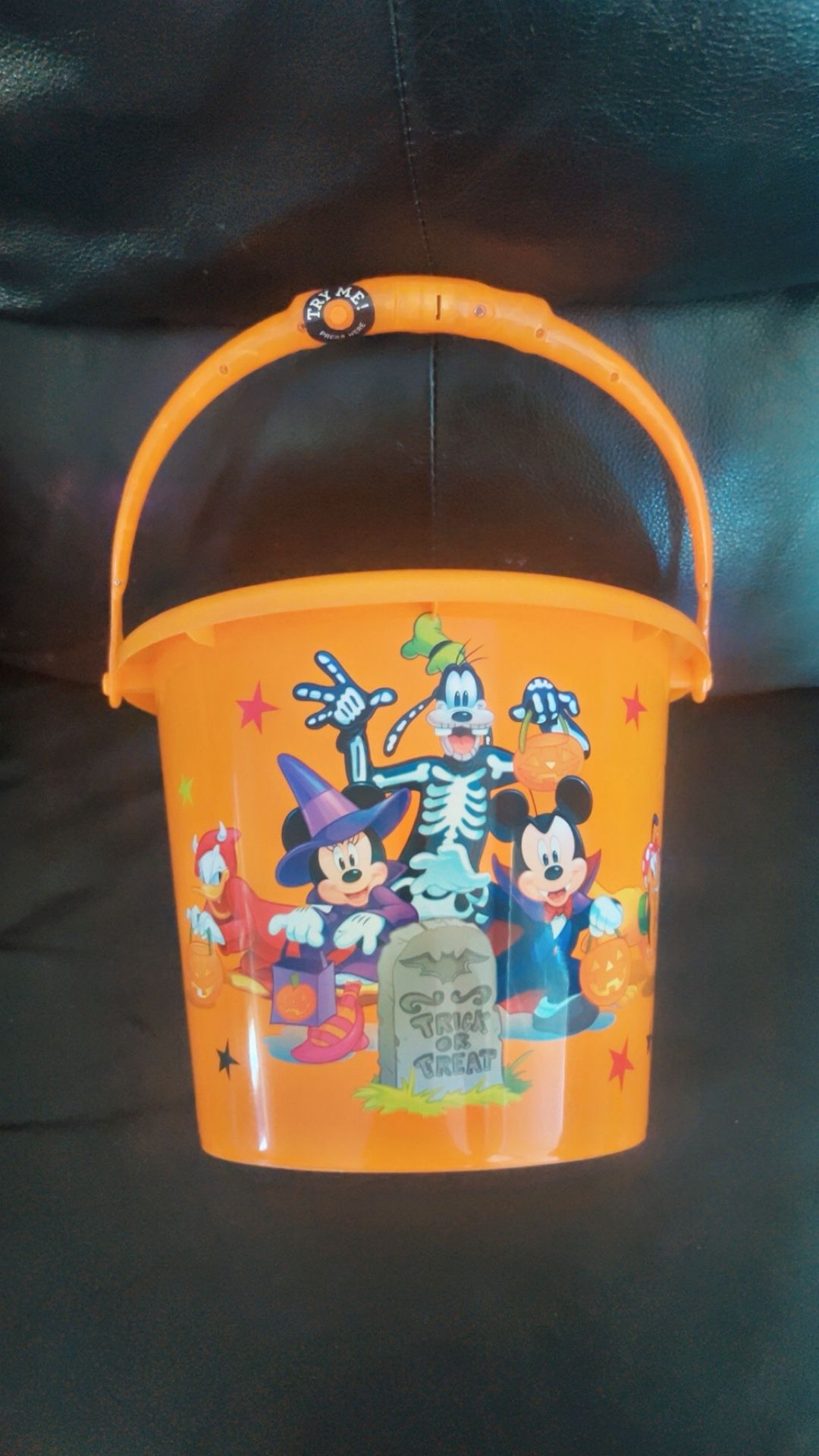 Halloween Light Up Pail Mickey & Friends