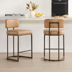 ❤️🔥 Upholstered Counter Stool. $120. 2 pcs.