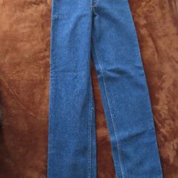 Vintage 80s Levis 701 Student Fit 501 Button Fly Jeans Denim 26 X 32 Made In USA