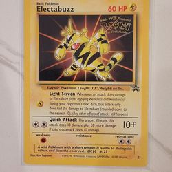 Pokémon TCG Card Electabuzz Wizards Black Star Promos 2 Regular Promo LP