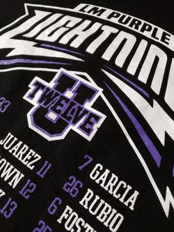 Team Roster Tshirt With Players and Coaching Staff