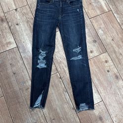 American Eagle Next Level stretch Jeans High Rise Jeggings Crop