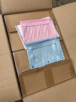 Pencil Pouch Pink And Blue 100sets For $50