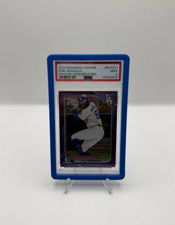 2024 Bowman Chrome - Prospects Purple Refractor #BCP-221 Emil Morales /250 PSA 9