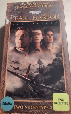 VHS Pearl Harbor movie 60th Anniversary Commemorative edition
