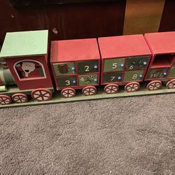 Christmas  Tree Train Ornament Vintage 