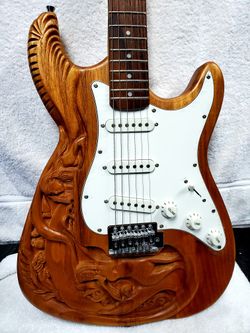 Hand Carved Electric Guitar 