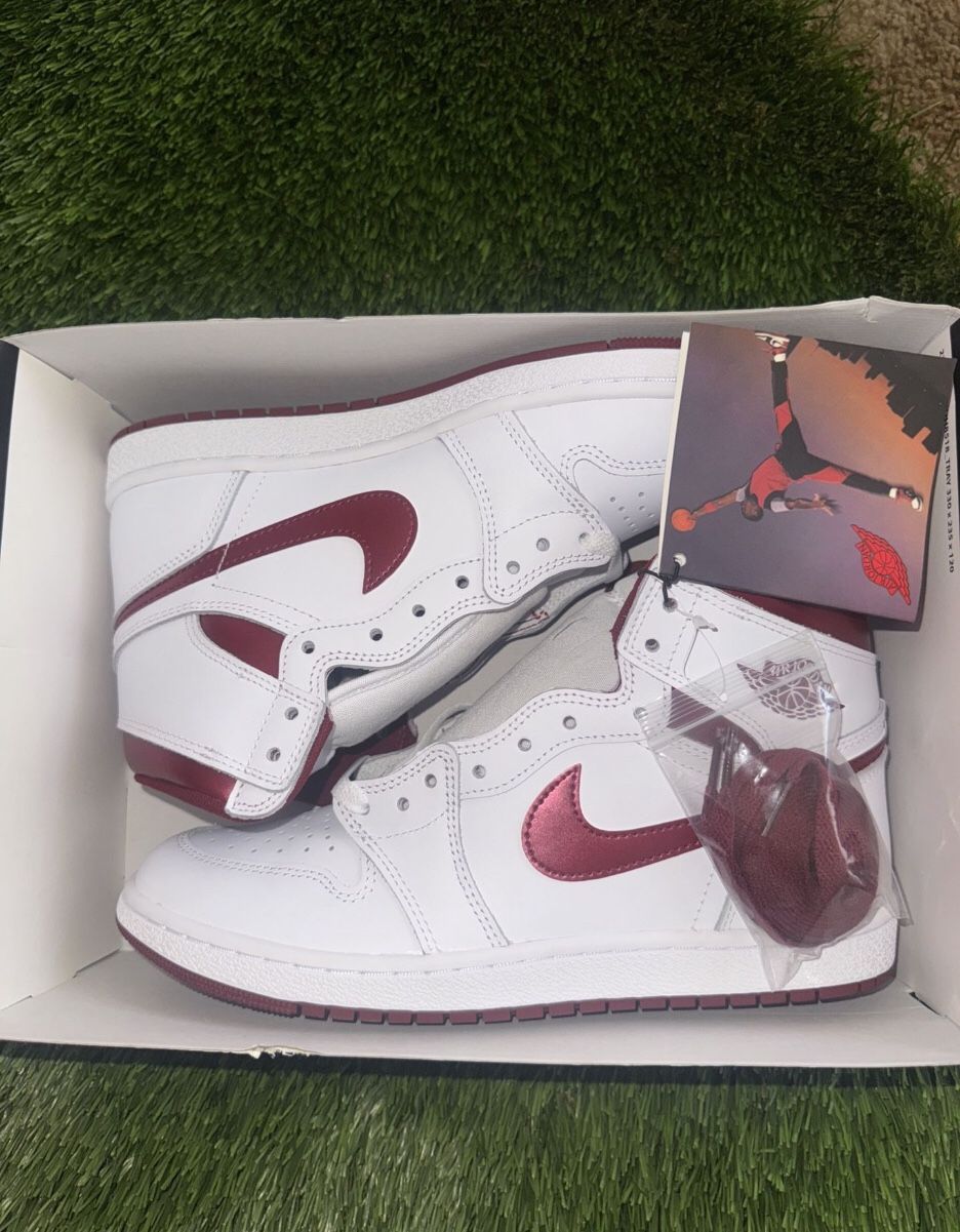 Nike Air Jordan 1 HI 85 White Team Red (BQ4422 161) Men's Size 10