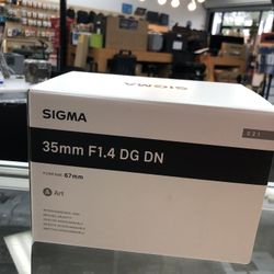 Sigma 35 1.4 Sony E