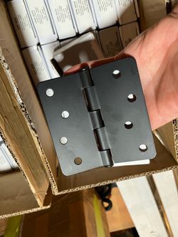 Emtek black steel interior door hinge QTY 126