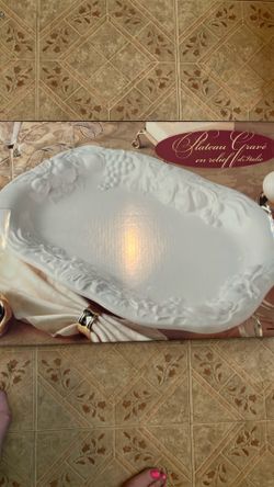 Plateau grave  whit platter