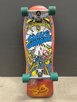 Santa Cruz Pro Series Clause Grabke Reissue Old School Skateboard