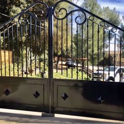 Custom Made Driveway Iron Gates Any Design And Styles