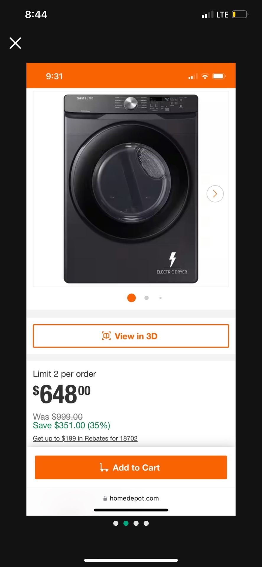 Samsung Washer And Dryer Set 600!!!