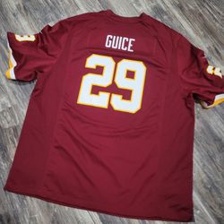 Nike On Field Washington Redskins Derrius Guice Jersey, Size XXL