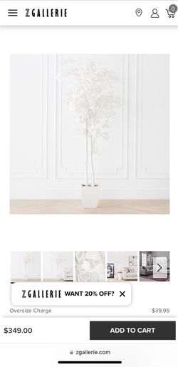 Z Gallerie Faux Aspen Tree