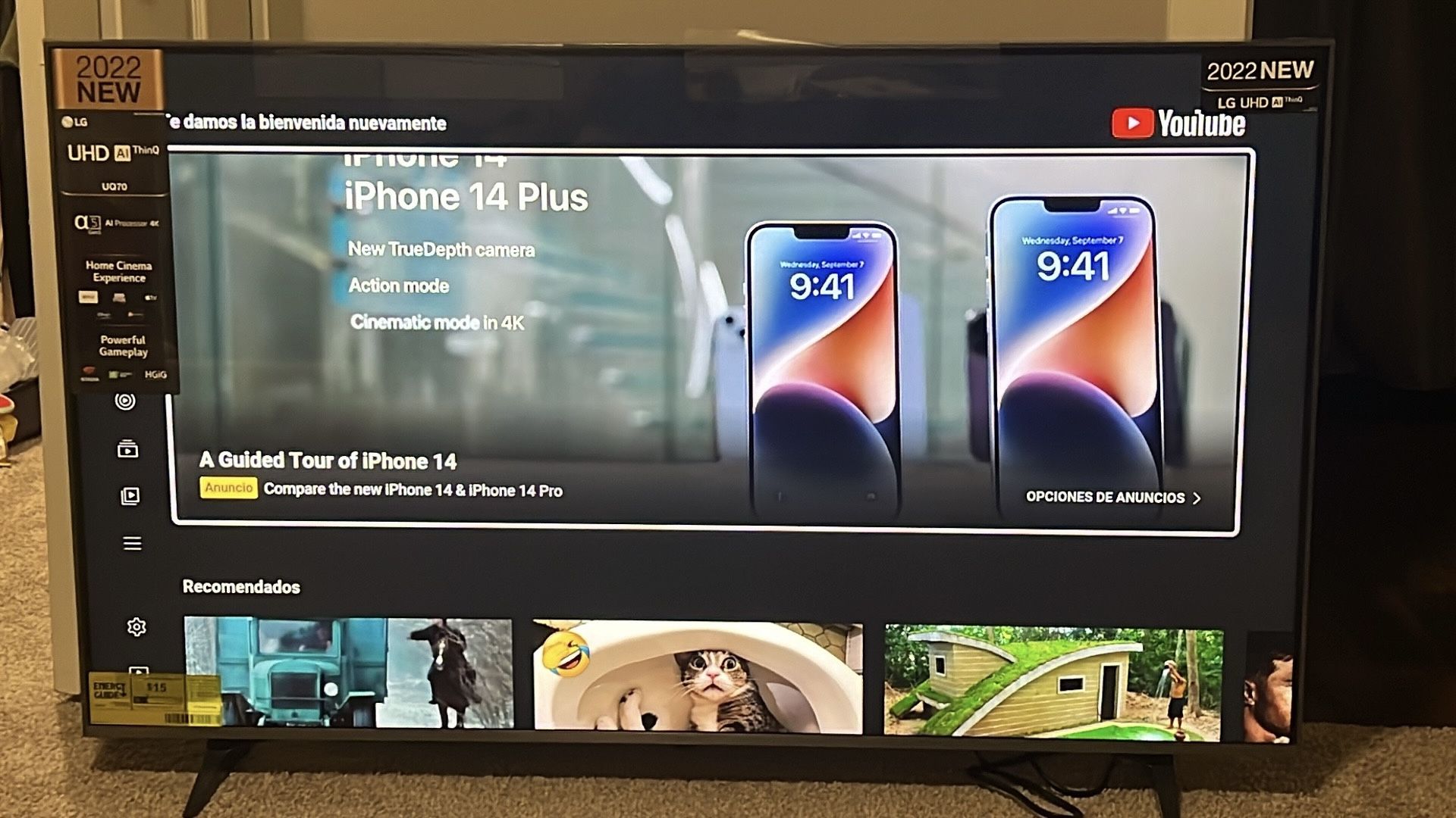 TV 55” LG
