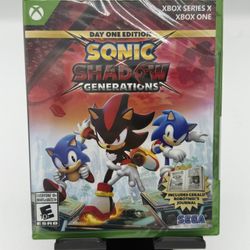 Sonic Shadow Generations Day One Edition (Xbox Series X/Xbox One) NEW Sealed