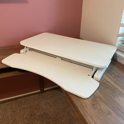 White Sit Stand Desktop 
