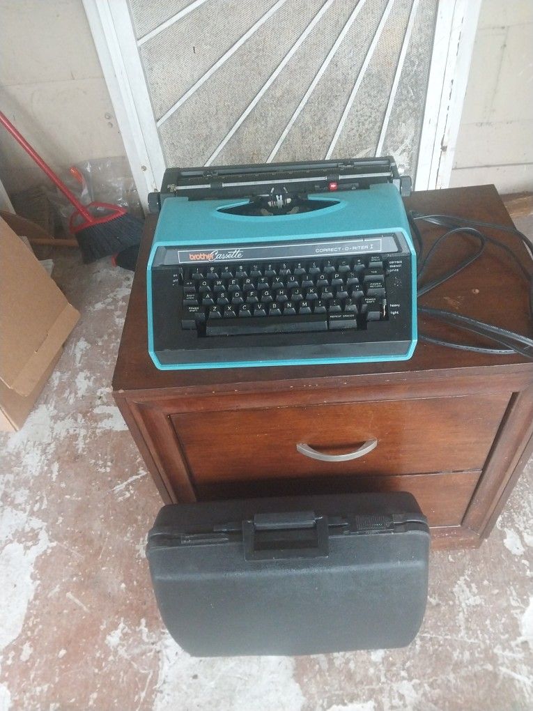 A Brother Cassette Electrical Typewriter