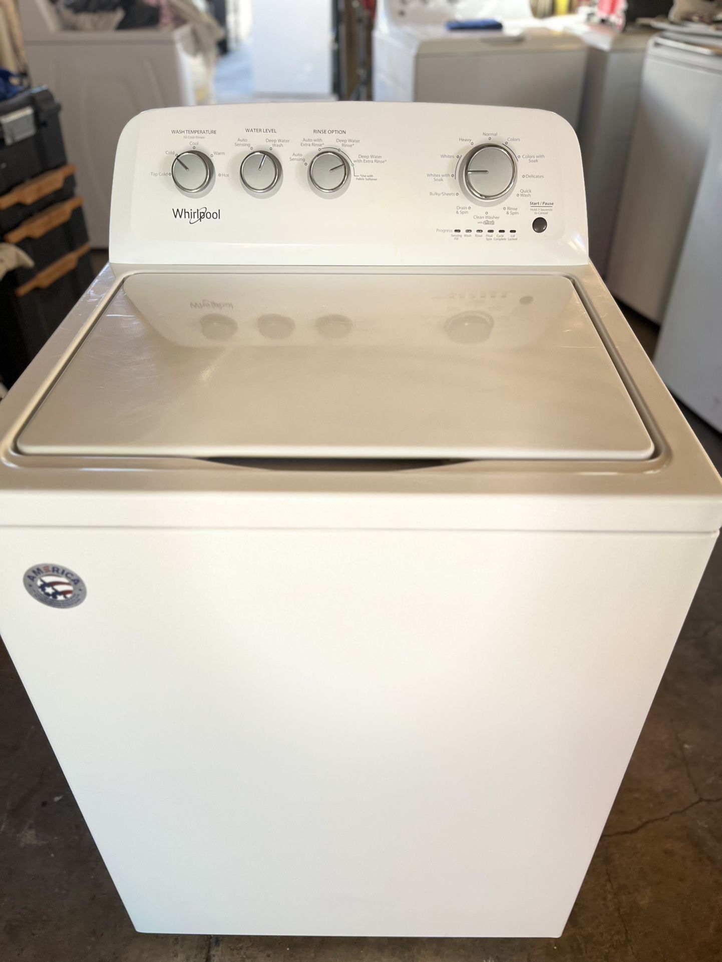 Whirlpool Washer 3.8 Cuft Free Delivery