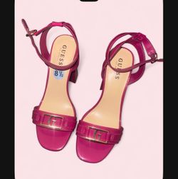 Pink guess heels