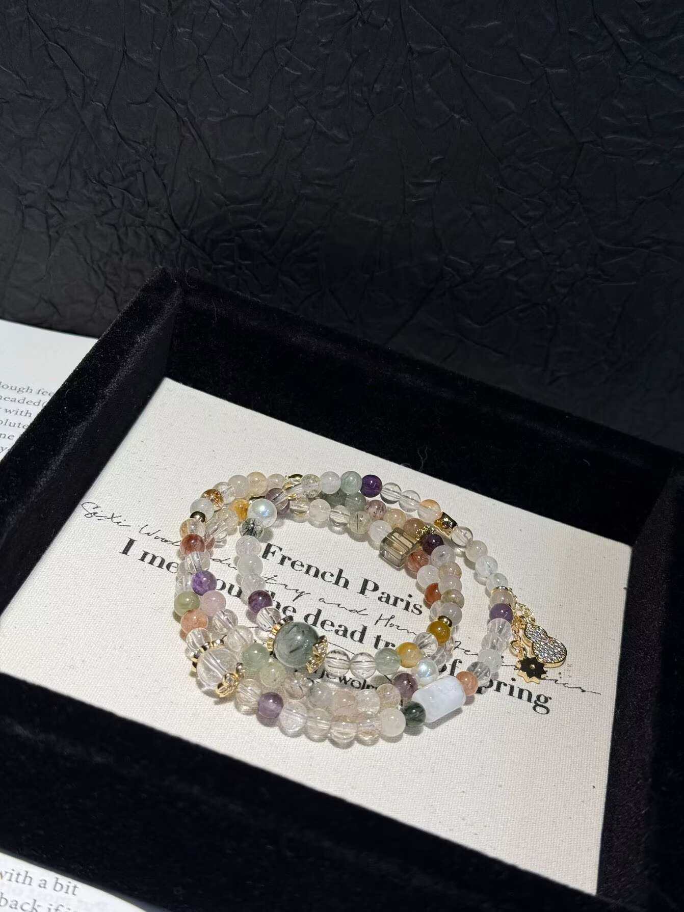 "Perfect in Every Way"Natural crystal bracelet