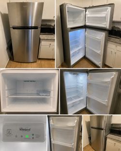 Whirlpool 18.2 Cu. Ft. Stainless Steel Refrigerator (WRT518SZFM00) - Good Condition
