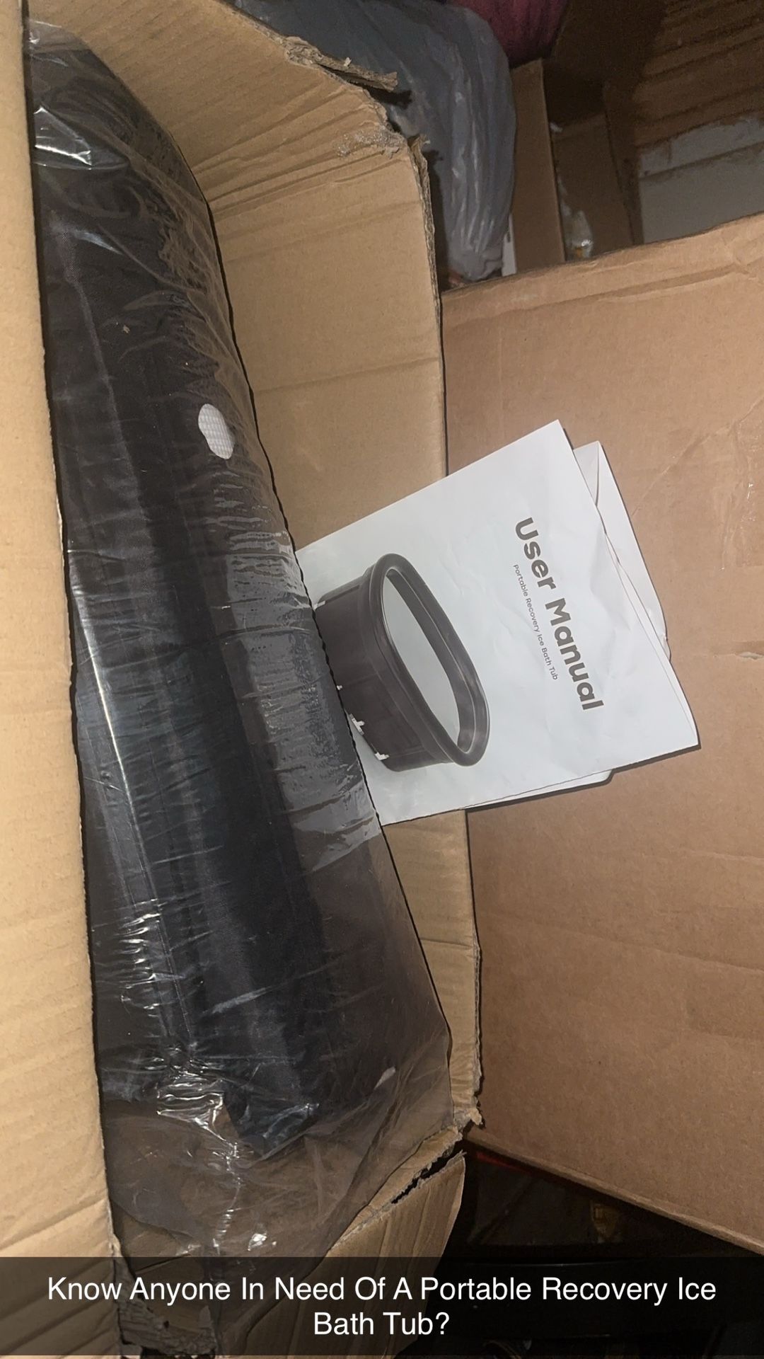 Portable Recovery Ice Bathtub!