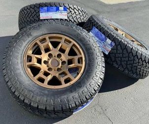 TRD PRO Style 17inch NEW wheels 17"  Rims and Tires Toyota Tacoma 4Runner FJ Cruiser Tundra Sequoia Lexus 265/70R17 GX460 285/70R17