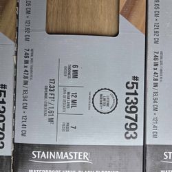 Vinyl flooring Vernon Hickory 17.33sq ft 12-mil x 7-3/32-in W x 47-in L Waterproof flooring 60 cases