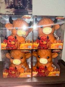 Authentic five below highland squishy cow
