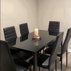 Dining table Set With 6 Chairs Brand new ,Delivery available 