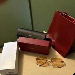 Cartier panther glasses 