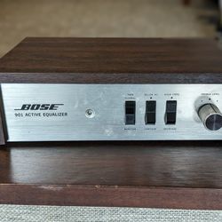 Bose 901 Speakers With Equalizer 