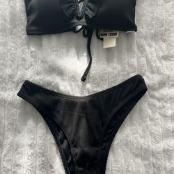Black Tube Top Bikini 