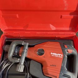 Hilti Demolition Breaker Hammer Drill 120v SDS Max TE 700 Corded w AVR Case 2022.  Hilti 120 Volt SDS Max TE 700 Corded Demolition Breaker Hammer with